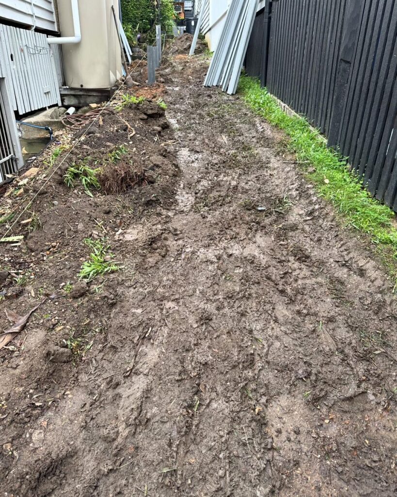 preparation for landscaping